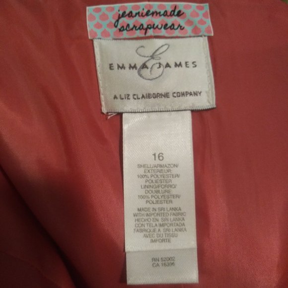 1812 Jeaniemade Size 16 Emma James Upcycled Jacket - Picture 10 of 10